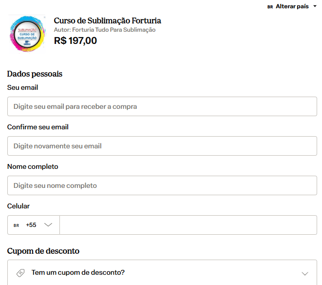 forturia curso de sublimação online